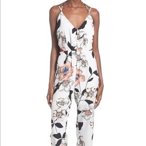 Leith Strappy Floral Jumpsuit